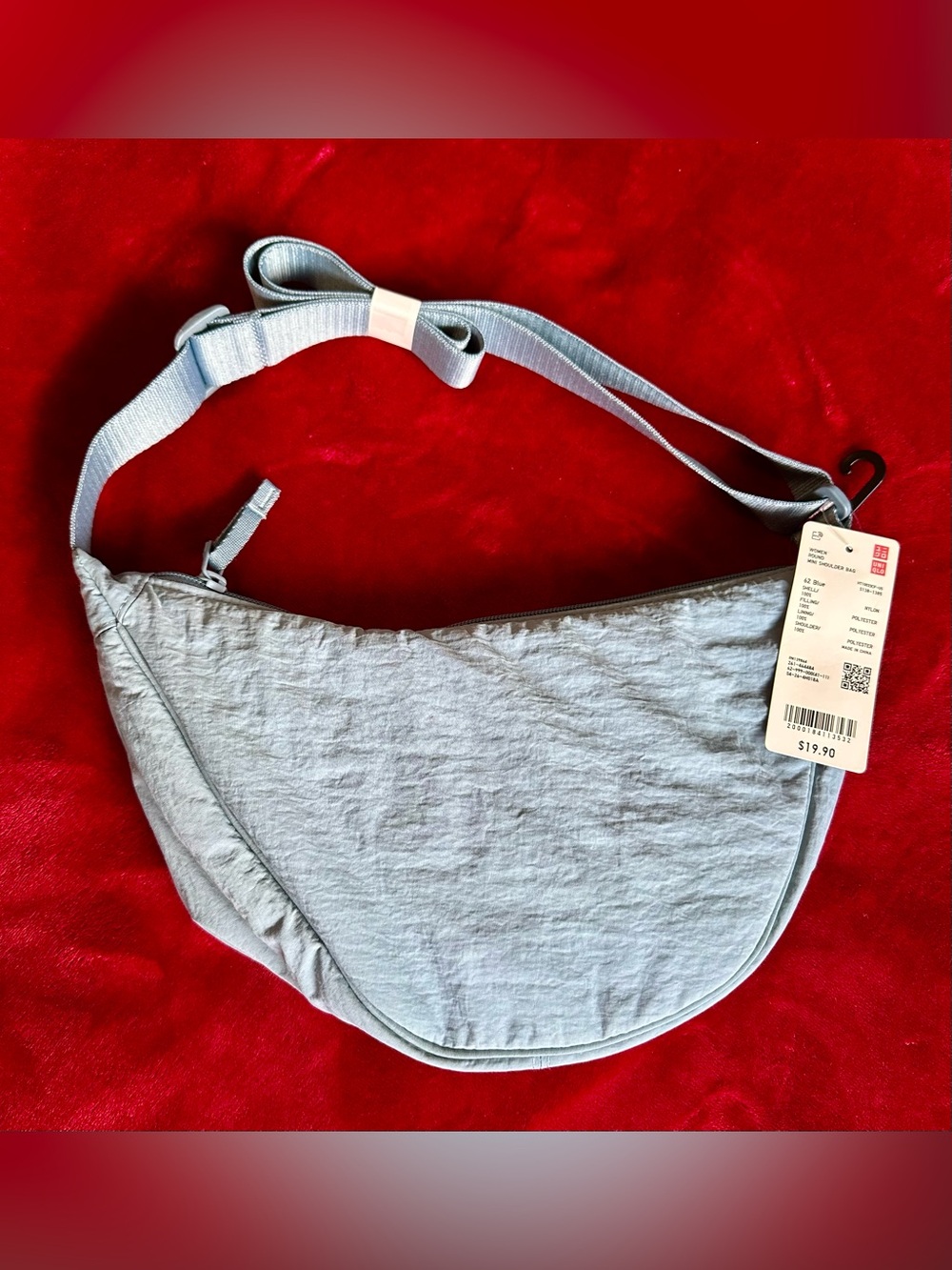 Uniqlo Women Round Mini Shoulder Bag in Blue - Picture 2 of 6